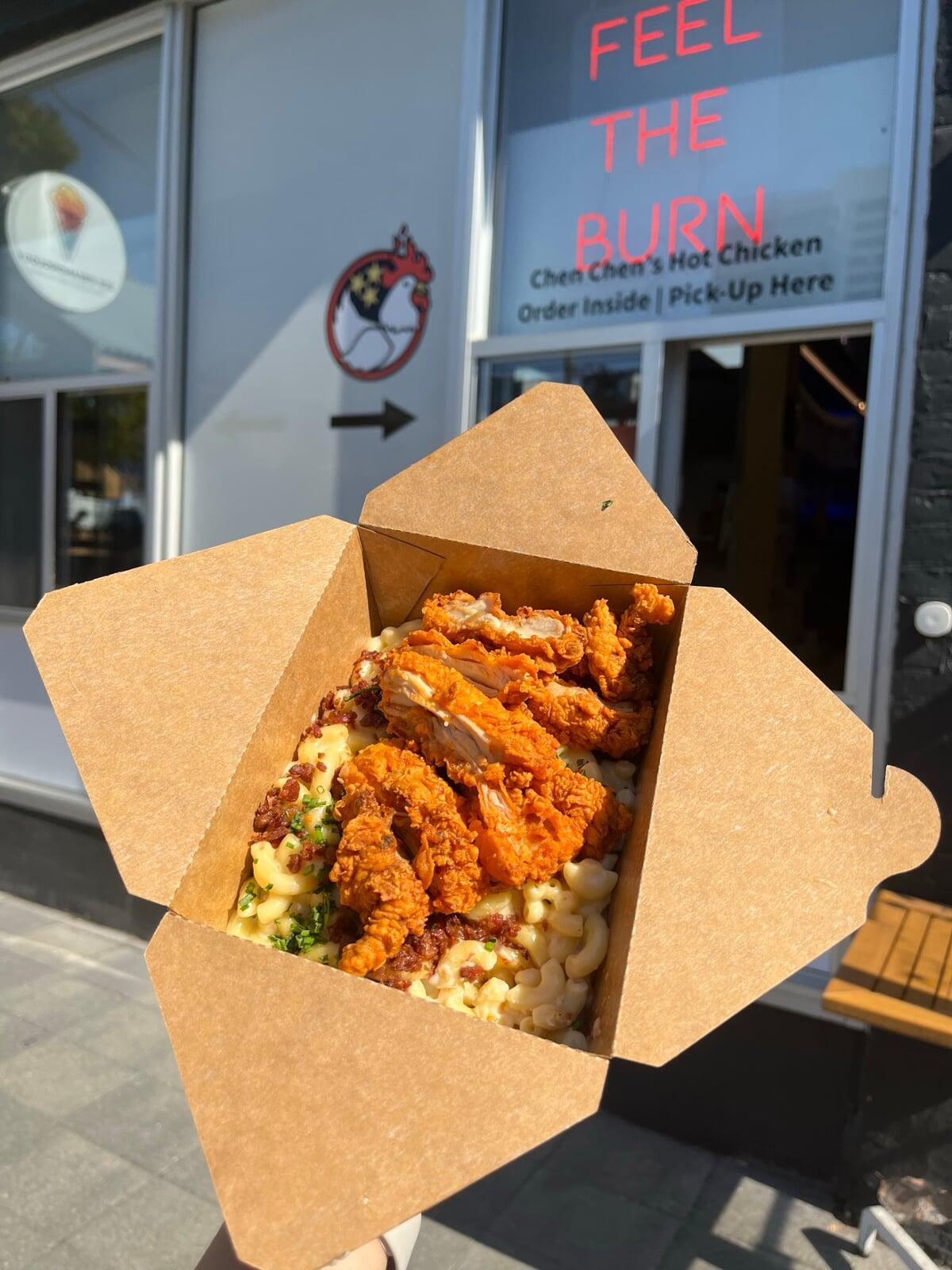 Product Shoot for Mac N Cheese with Chicken Bites